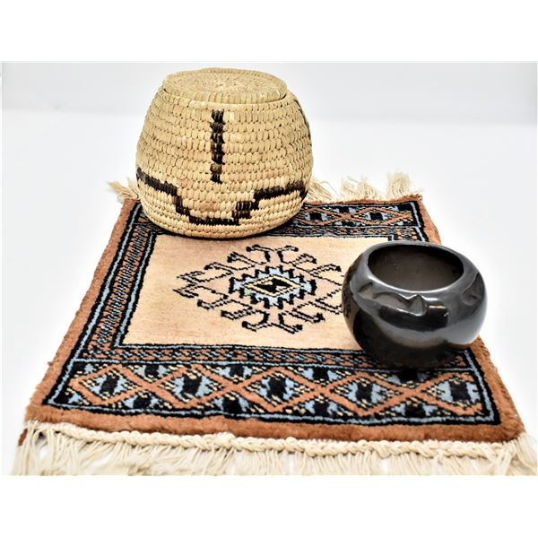 Native Collectibles and Small Persian Rug