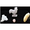 Image 2 : Glass and Stone Animal Figurines