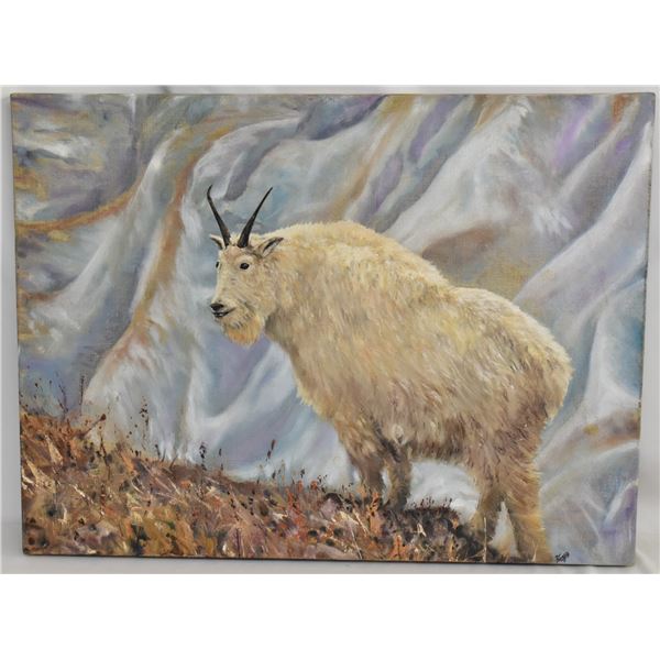 Original Mountain Goat Oil Painting