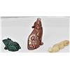 Image 2 : 3 Carved Stone Animals