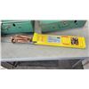 Image 2 : 2 CAMPING STOVES, PROPANE TANK, AND BBQ TOOL SET