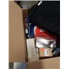Image 2 : BOX OF AUTO PARTS, PLUG WIRE SET, HYUNDAI EMERGENCY KIT AND MORE
