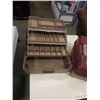 Image 3 : 2 WOOD STREAM FISHING TACKEL BOXES