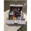 Image 1 : BOX OF TOOLS, CLAMPS AND SHOP SUPPLIES