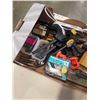 Image 2 : BOX OF TOOLS, CLAMPS AND SHOP SUPPLIES