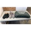 Image 1 : NEW KAZ BOOTS AND SLIPPERS SIZE 9 WITH HOBBIT TENT