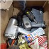 Image 2 : BOX OF AIR TOOLS, BUNDLING WIRE AND MORE