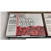 Image 2 : BOX OF 35X50 GARBAGE BAGS AND 2 BOXES OF LAVA ROCK