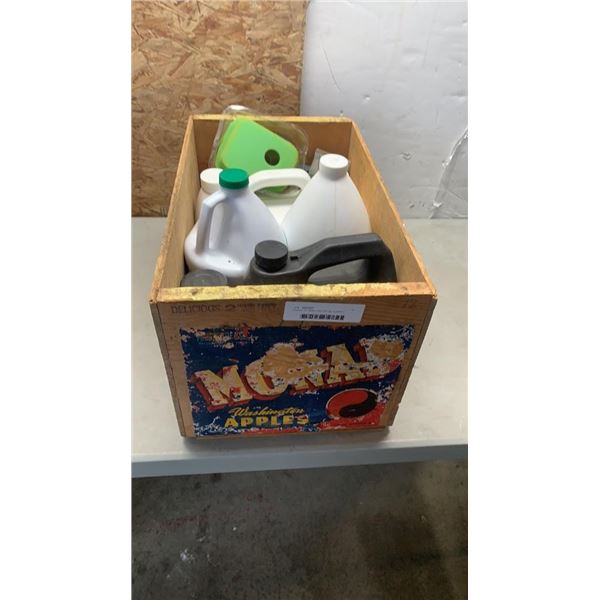 CRATE OF NEW CAR DETAIL SUPPLY