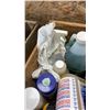 Image 8 : 2 WOOD CRATES OF CLEANERS AND SHOP FLUIDS