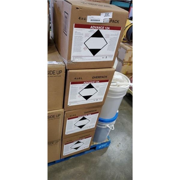 4 CASES OF ADVANCE 12 A  DISINFECTANT