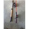 Image 2 : 2 FISHING RODS WITH REELS