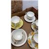 Image 2 : 7 CHINA CUPS AND SAUCERS QUEEN ANNE, AYNSLEY, ROYAL ALBERT, KENT AND TUSCAN