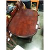 Image 2 : CHERRY FINISH FOLDABLE KITCHEN ISLAND