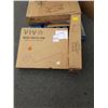 Image 1 : VIVO WHITE 71" X 30" DESK WITH SINGLE MOTOR FRAME