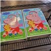 Image 2 : 2 NEW PEPPA PIG FIGURE SETS WITH CARRYING CASE AND 2 BABIES