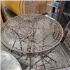 Image 2 : 3 PC DECORATIVE METAL BISTRO SET