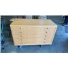 Image 1 : ITALIAN 5 DRAWER DRESSER ON WHEELS
