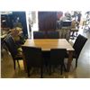 Image 1 : RUSTIC DINING TABLE WITH 6 CHAIRS