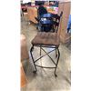 Image 2 : GLASSTOP BISTRO TABLE 2 PIER ONE IMPORTS IRON CHAIRS WITH CUSHIONS