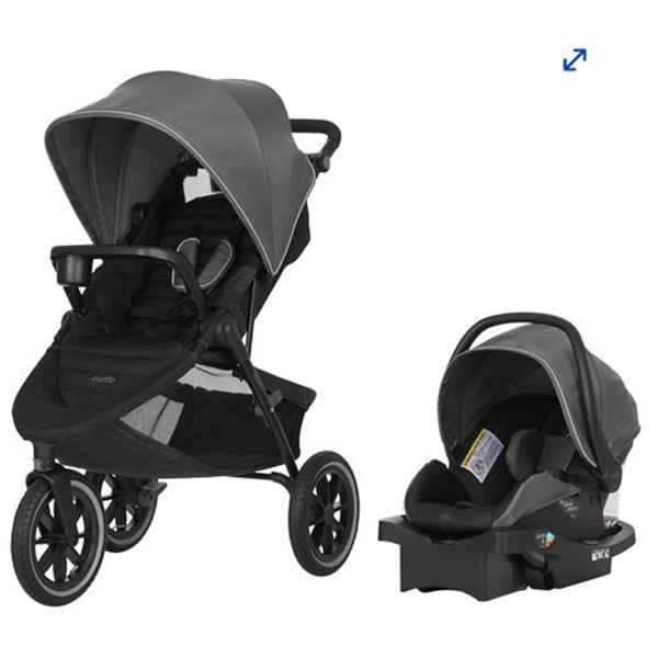 EVENFLO FOLIO 3 STROLL & JOG TRAVEL SYSTEM - RETAIL $369