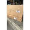 Image 2 : KINGSIZE LENON SEVILLE DARK GREY FABRIC UPHOLSTERED BED FRAME - RETAIL $429