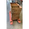 Image 2 : 9 VINTAGE WOOD CRATES