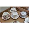 Image 2 : 7 CHINA CUPS AND SAUCERS ROYAL ALBERT, AYNSLEY, SHAFFORD, OCCUPIED JAPAN, QUEEN ANNE AND QUEENS