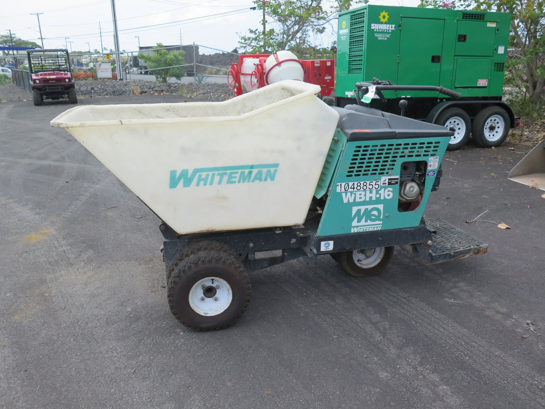 (KONA) Multiquip WBH-16F Front Wheel Drive Power Buggy (Starts & Runs, See Video) - Oahu Auctions