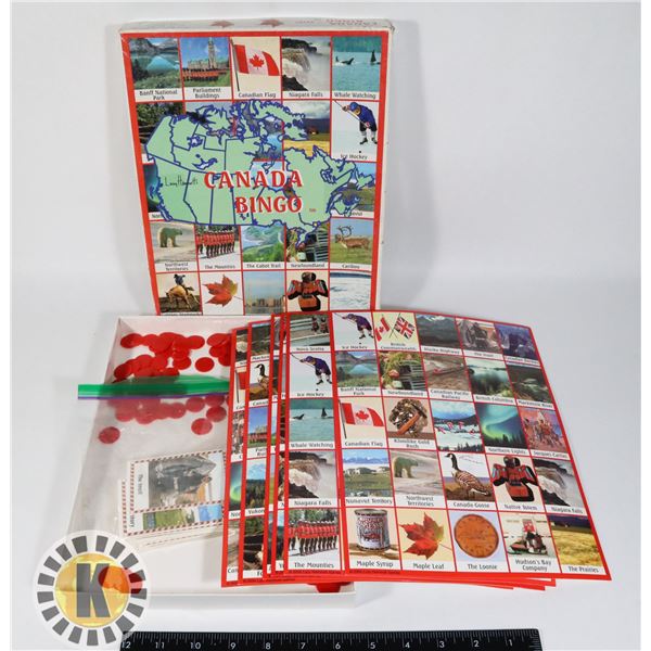 VINTAGE CANADIAN BINGO GAME