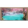 Image 1 : WATERFALL PRINT 39'X19"
