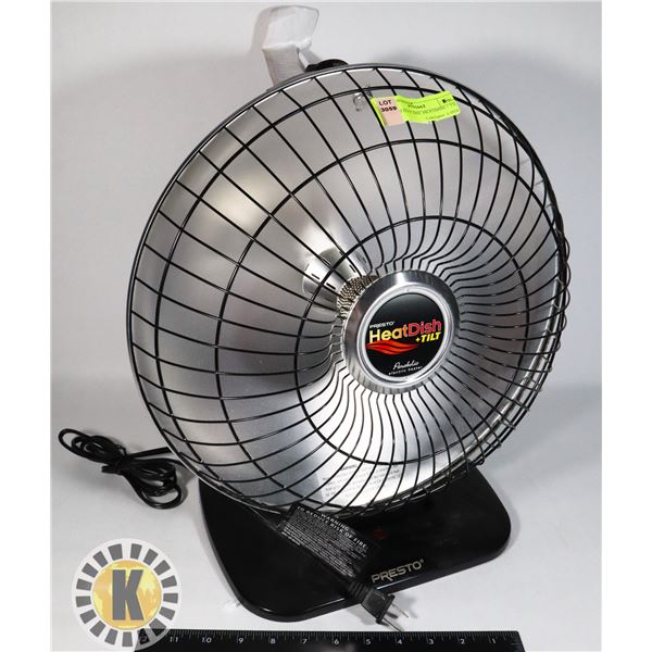 PRESTO ELECTRIC HEATDISH + TILT