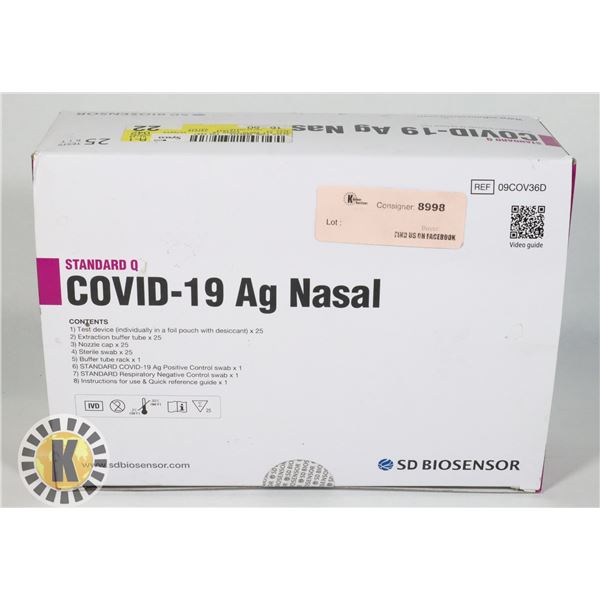 NEW CASE OF STANDARD Q COVID 19 AG NASAL TESTS
