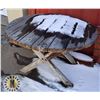 Image 1 : ~CHARITY DONATION~ ROUND PICNIC TABLE