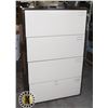 Image 1 : 4 DRAWER METAL FILING CABINET 18" X 36"