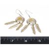 Image 1 : 925 SILVER DROP EARRINGS