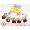 Image 1 : NEW SUZY RED GEMSTONE NECKLACE