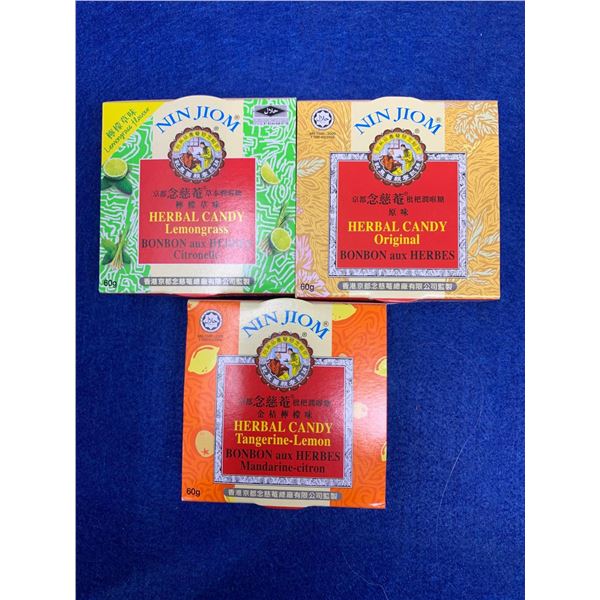 Nin Jiom Assorted Herbal Candy (3 x 60g)