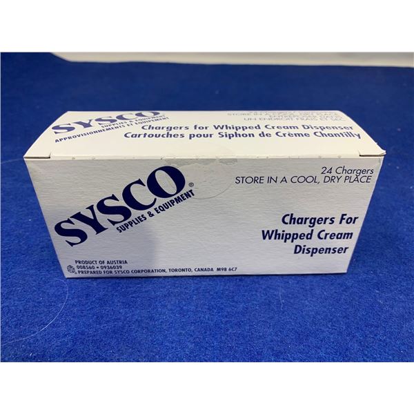 Sysco Chargers for Whipped Cream Dispenser (24 chargers)