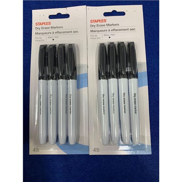 Staples Dry Erase Markers (2 x 4)
