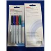 Image 2 : Staples Dry Erase Markers (2 x 4) Assorted Colours