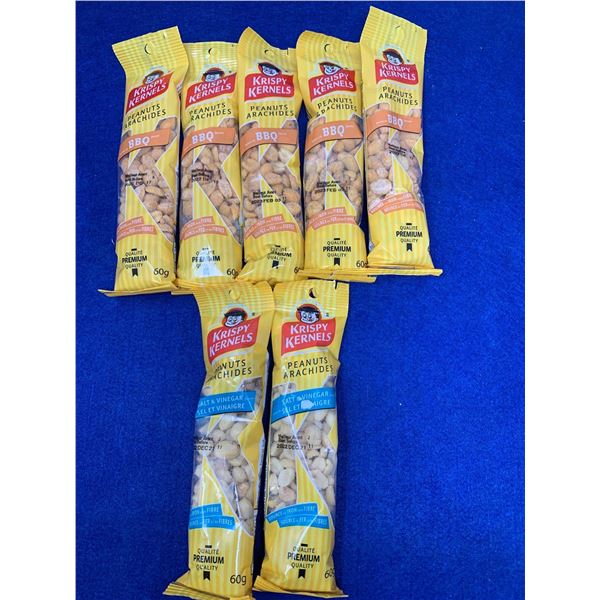 Krispy Kernels Peanuts-BBQ, Salt & Vinegar (7 x 60g)