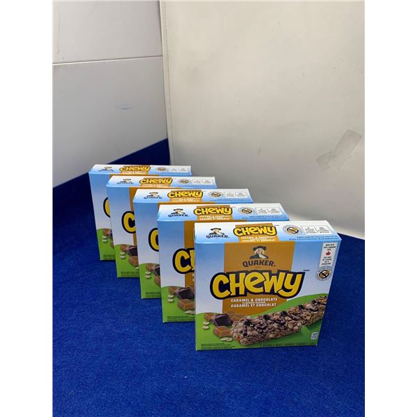 Quaker Chewy Granola Bars- Caramel & Chocolate (5 x 120g)