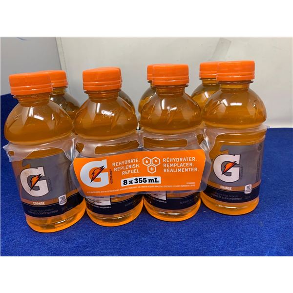 Gatorade Orange Electrolyte Beverage (8 x 355ml)