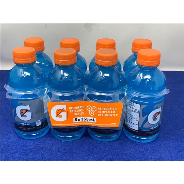 Gatorade Cool Blue Electrolyte Beverage (8 x 355ml)