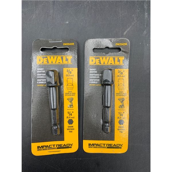 DeWalt Socket Adaptor (2ct)