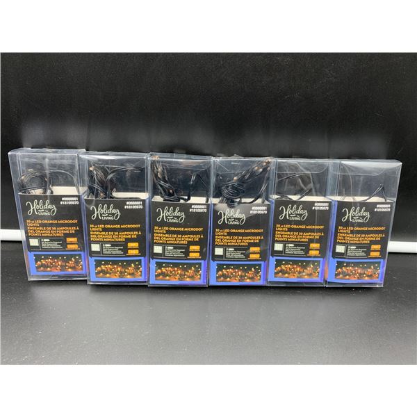 Holiday Living LED Orange Microdot Lights (5 x 30ct)