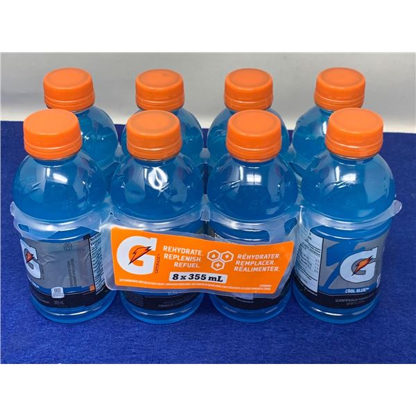 Gatorade Cool Blue Electrolyte Beverage (8 x 355ml)