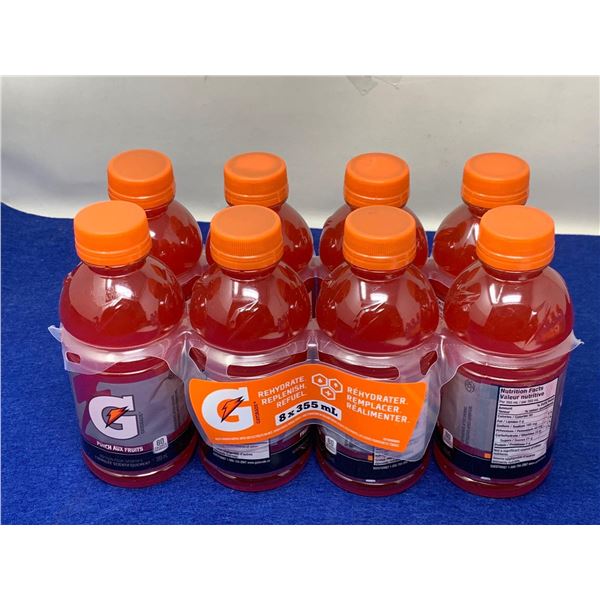 Gatorade Fruit Punch Electrolyte Beverage (8 x 355ml)