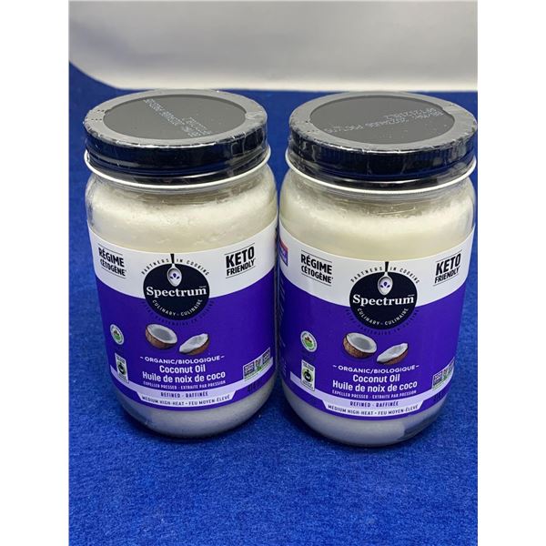 Spectrum Refined Coconut Oil (2 x 414ml)